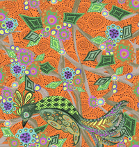 Thumbnail for Bird of Paradise - ORANGE Slice - SALE 3 yards or more