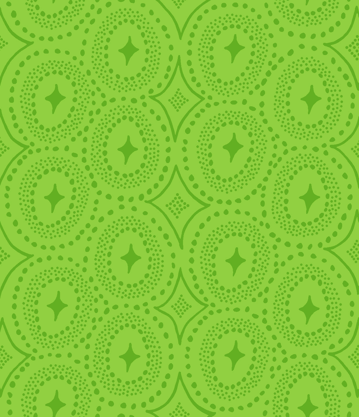 Diamond Dot - GREEN - SALE 3 yards or more