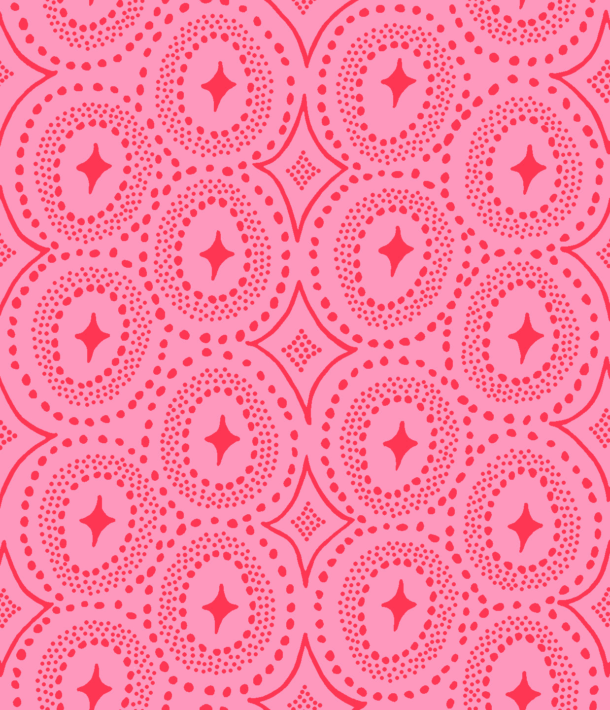 Diamond Dot - PINK - SALE 3 yards or more