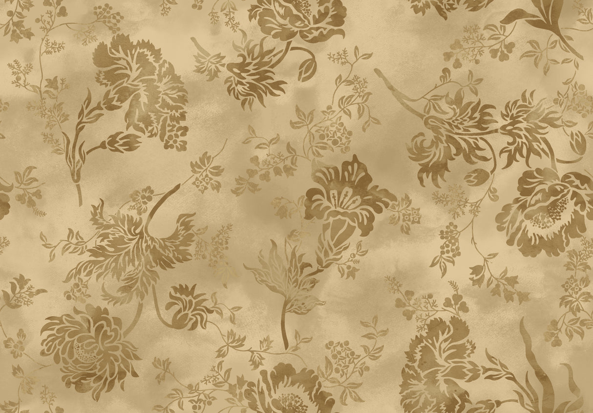 Classic Floral Dirt tone on tone