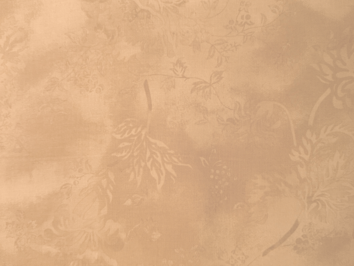 Classic Floral - Maize tone on tone