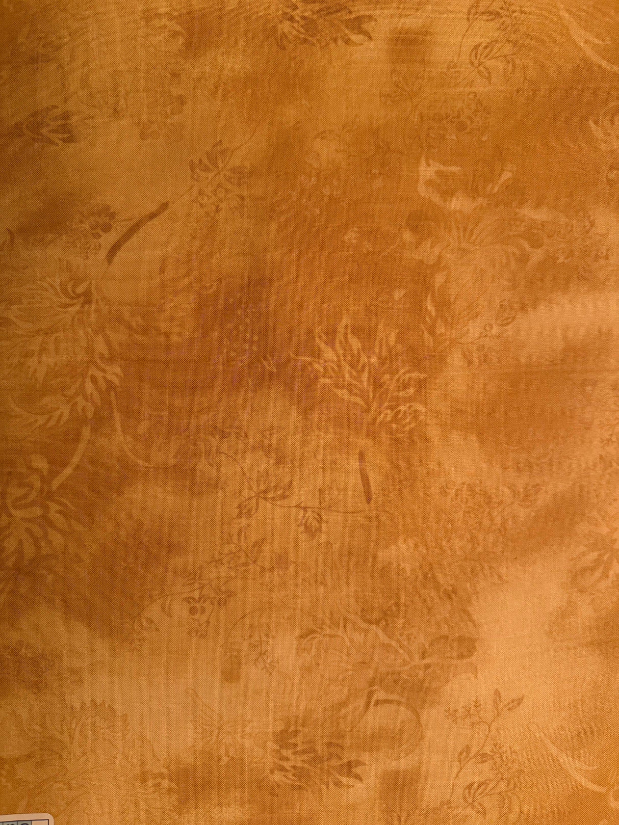 Classic Floral - Maize tone on tone