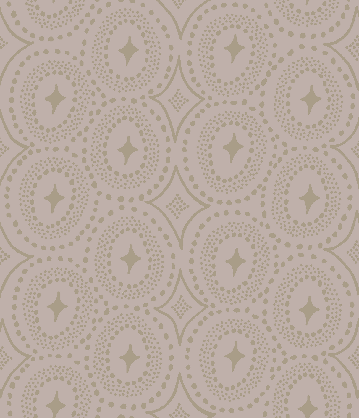 Classic Diamond Dot - Dove Gay/Taupe