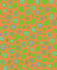 Thumbnail for Cobblestone - ORANGE - SALE 3 yards or more