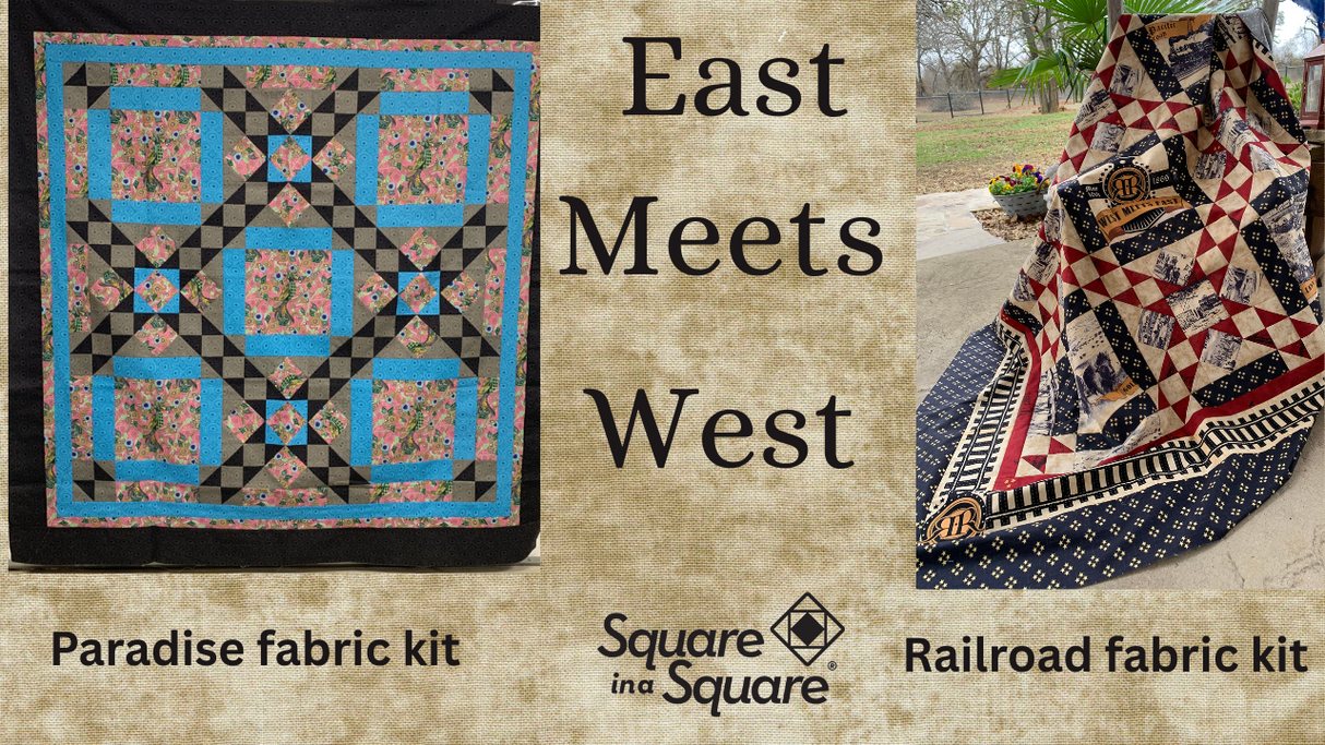 East Meets West fabric kit