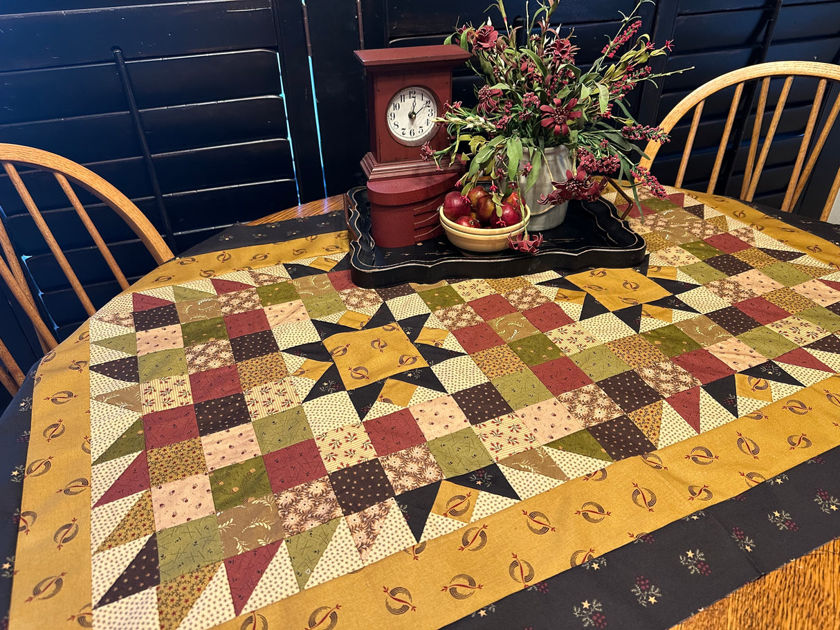 Carnival Star table runner - Choose pattern or kit