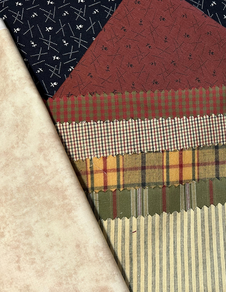 Sawtooth Star Fabric kit- Choose pattern or kit