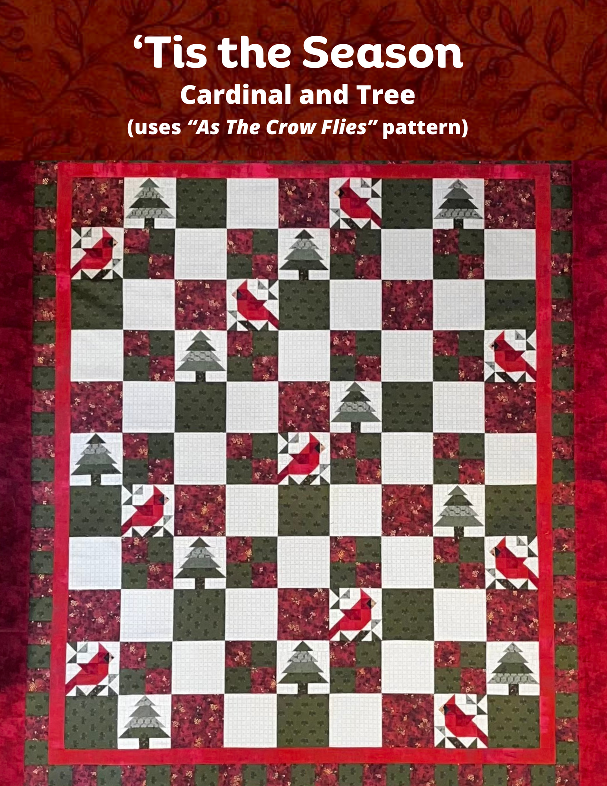 As The Crow Flies fabric kit - Choose pattern or kit