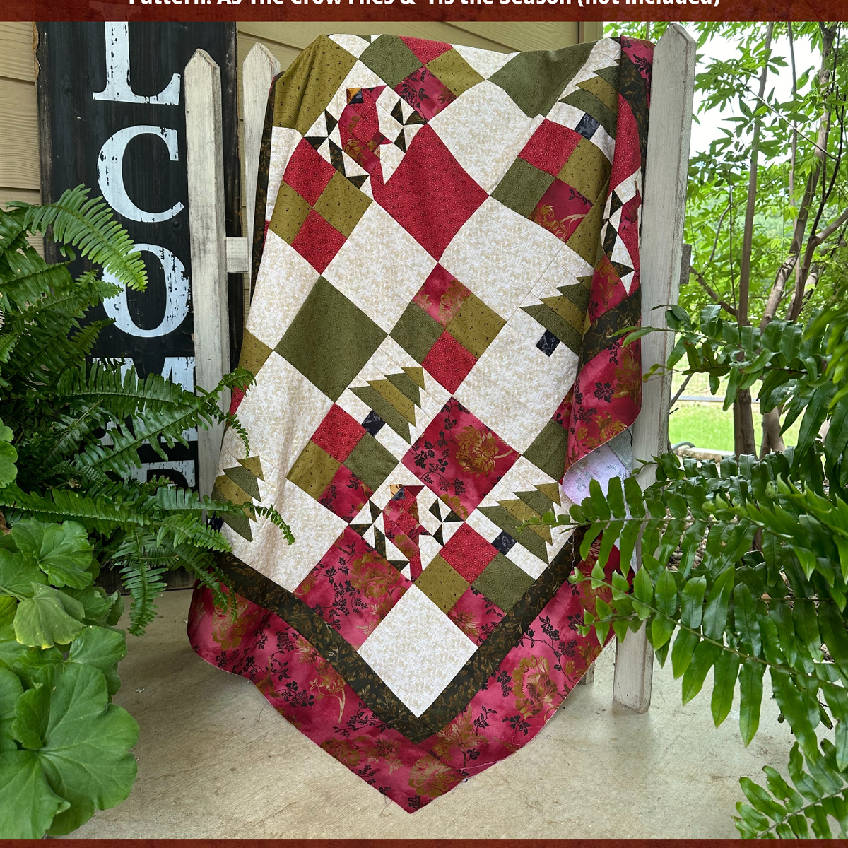骐*骥様 Rei サイン特典付 QUILT the Complete Editi tis the Season fabric kit – Square in a Square Quilting