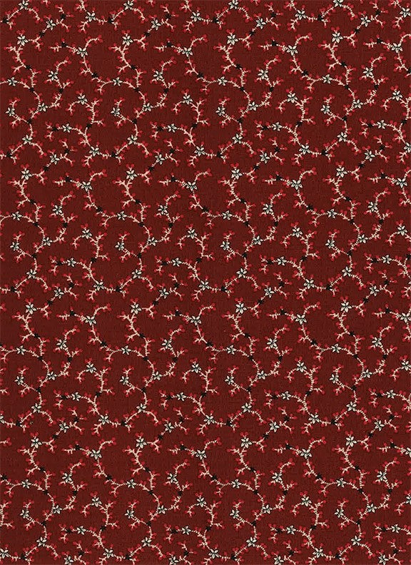 Red Floral Vine -Vintage 2202-88