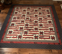 Thumbnail for Americana - Red Railroad fabric kit