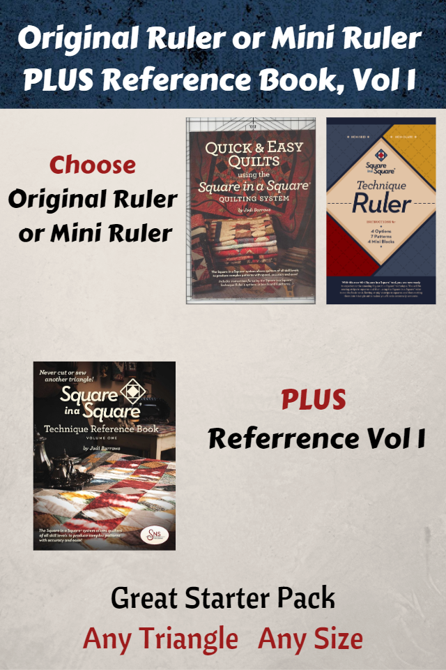 STARTER PACK #1 - Original or Mini Ruler & Reference Book, Vol 1
