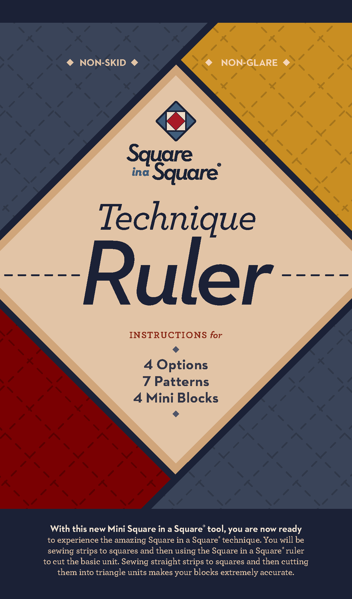 Mini Square in a Square Ruler – Square in a Square Quilting