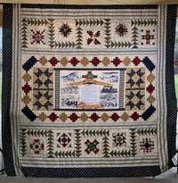 Thumbnail for Transcontinental Railroad Fabric Kit, ePattern, video teaching (choose selection)