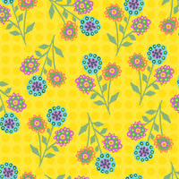 Thumbnail for Flower Dot - YELLOW - SALE 3 yards or more
