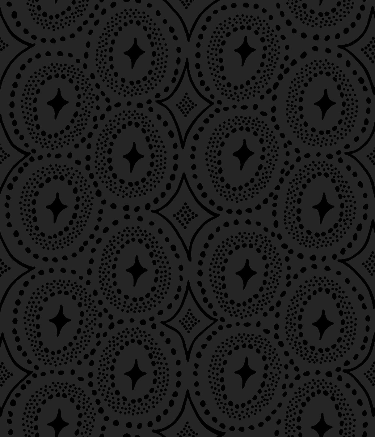 Black gray fabric with diamond dot
