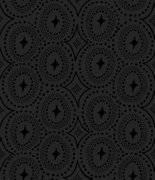Black gray fabric with diamond dot