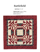 Battlefield fabric kit and/or pattern