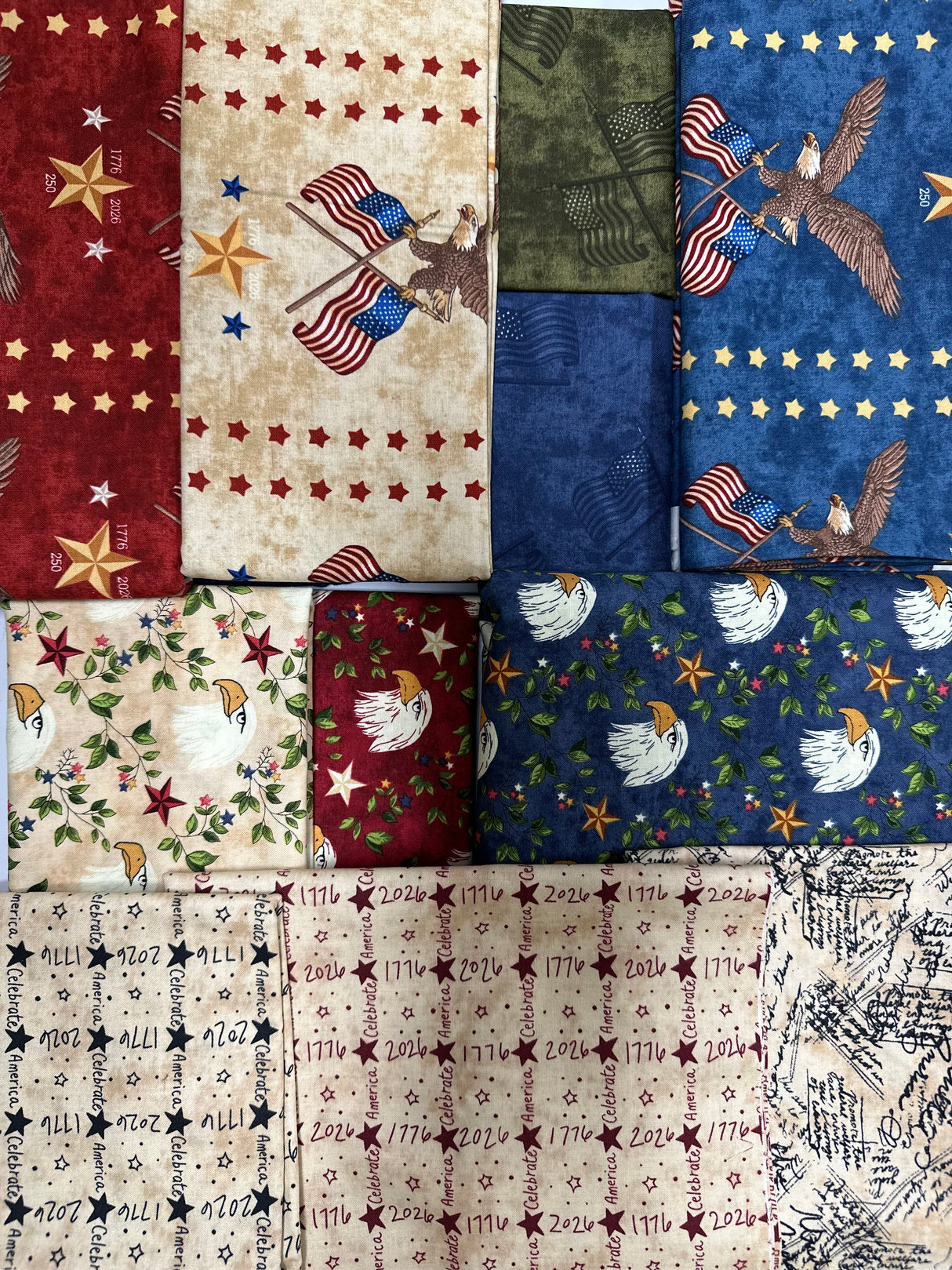 Bundles - (5) 4 yard cuts or (11) 4 yard cuts - choose bundle