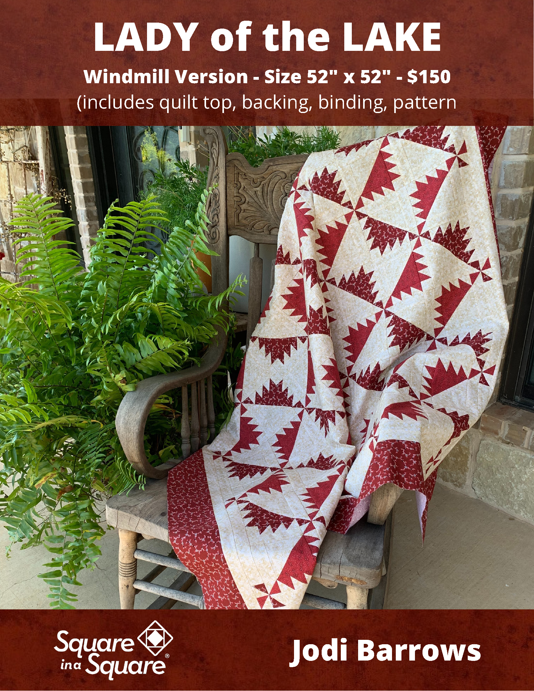 Lady of the Lake - Choose Fabric Kit or Pattern