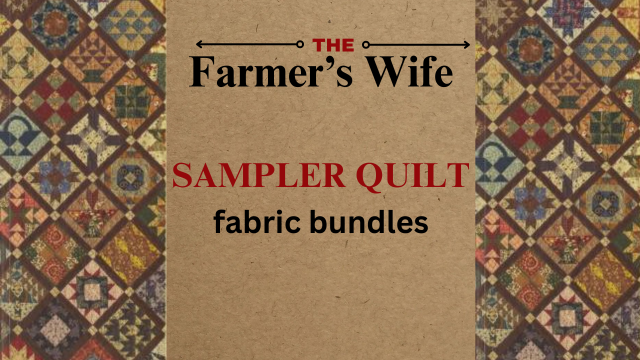 Farmer's Wife quilt block fabric bundles - reproduction fabric