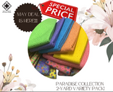 Paradise Collection - 2 yard variety pack - special pricing - save $72