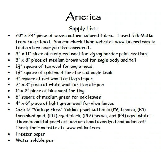 America pattern