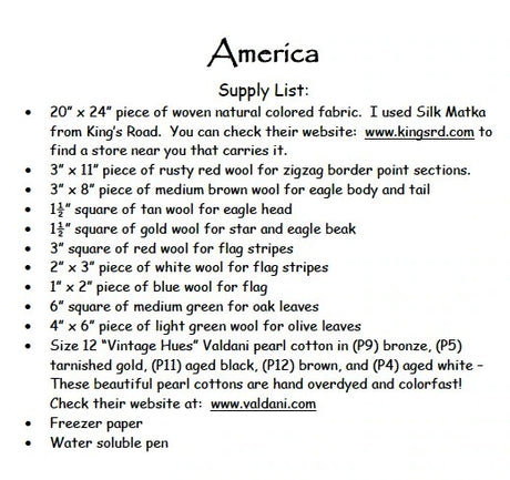 America pattern