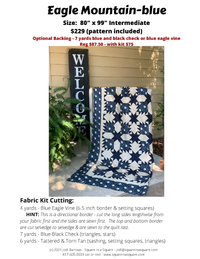 Thumbnail for Eagle Mountain Blue fabric kit - Choose