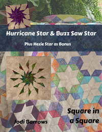 Thumbnail for Hurricane Star & Buzz Saw Star - Choose ePattern or Hard Copy