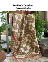 Thumbnail for Soldier's Comfort Fabric Kit - Choose Vintage or Paradise kit or pattern