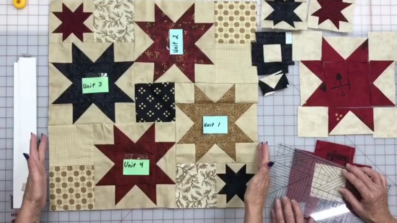 Twisted Star/Partial Seam (NOTICE: does not include Americana quilt pattern) ePattern download