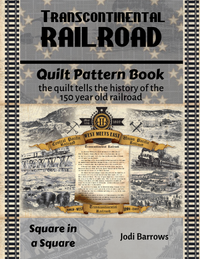 Thumbnail for Transcontinental Railroad Fabric Kit, ePattern, video teaching (choose selection)