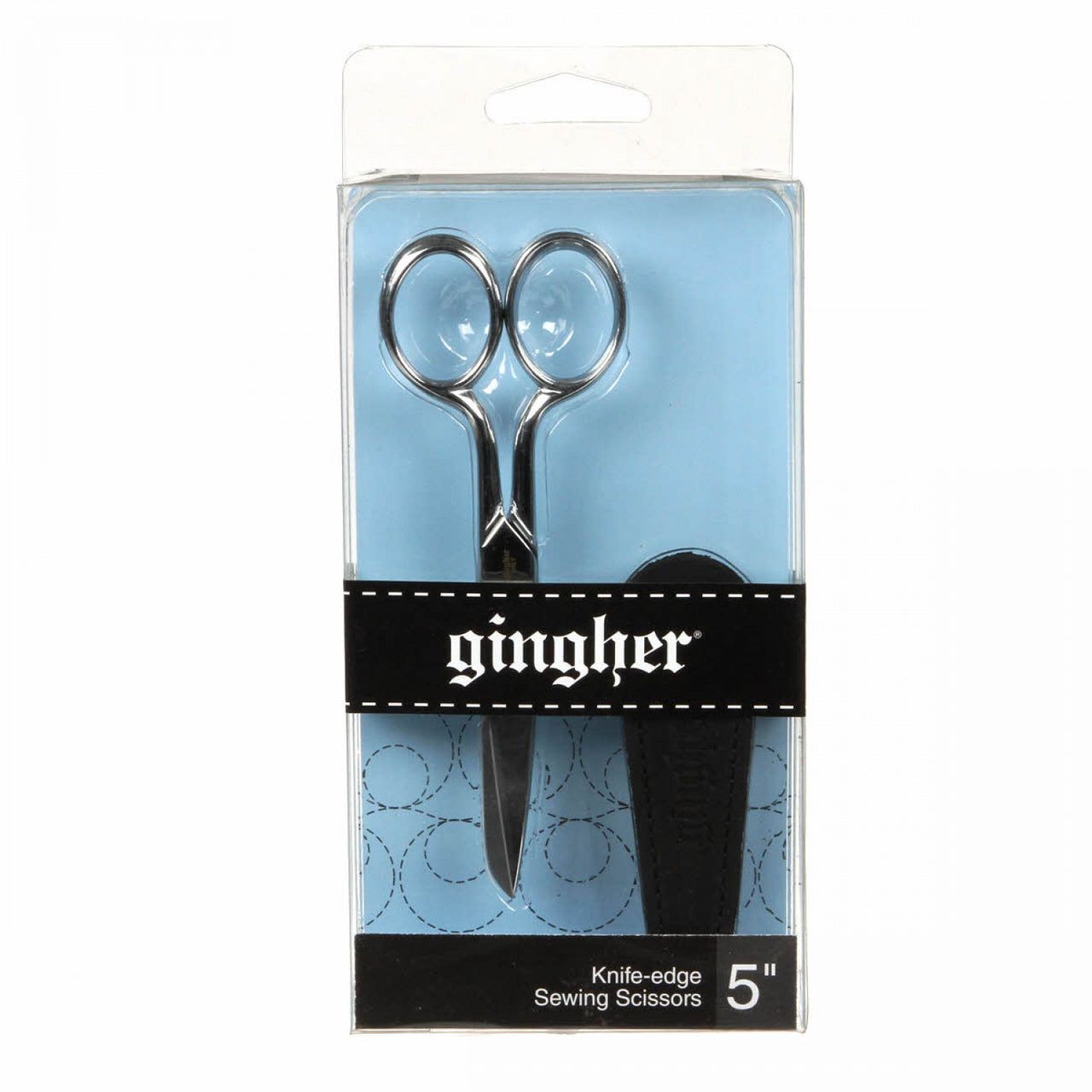 Gingher 5" knife-edge sewing scissors